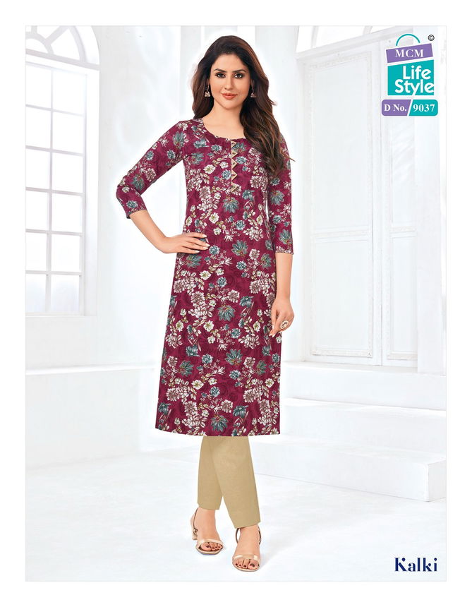 Kalki Vol 4 By Mcm Casual Wear Cotton Printed Kurtis Wholesale Shop In Surat